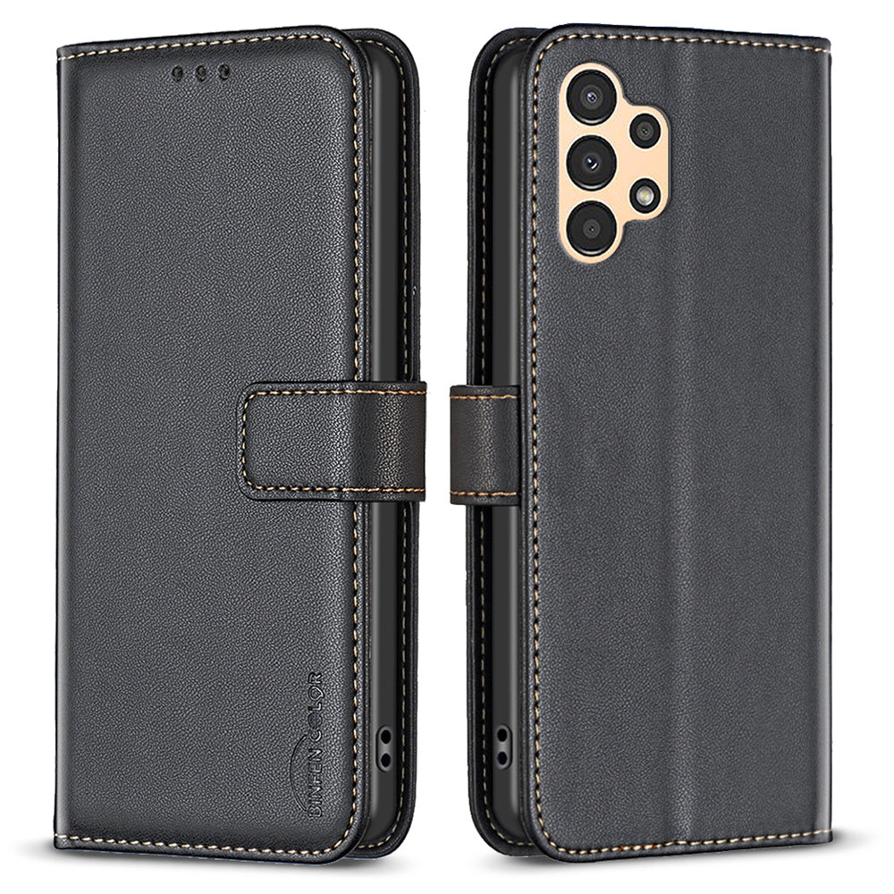 BINFEN COLOR BF17 For Samsung Galaxy A33 5G Phone Stand Case PU Leather TPU Wallet Phone Cover BINFEN COLOR BF17 For Samsung Galaxy A33 5G Phone Stand Case PU Leather TPU Wallet Phone Cover